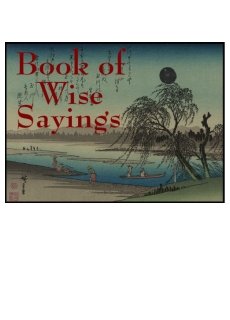 (image for) Book of Wise Sayings