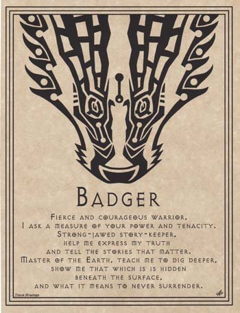 (image for) Badger Prayer - Click Image to Close