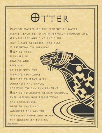 (image for) Otter Prayer - Click Image to Close