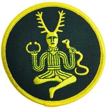 (image for) Cernunnos sew-on patch 3"