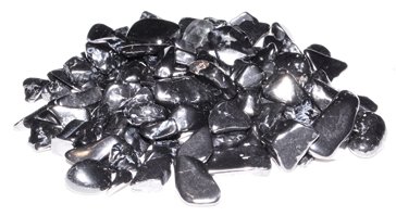 (image for) 1 lb Shungite tumbled chips 5-8mm - Click Image to Close