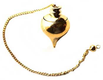 (image for) gold plated pendulum w Compartment - Click Image to Close