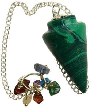 (image for) Malachite pendulum