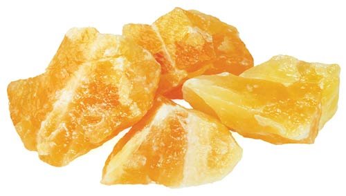 (image for) 1 Lb Orange Calcite untumbled - Click Image to Close