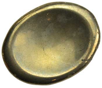 (image for) Pyrite worry stone