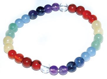 (image for) 6mm 7 Chakra bracelet - Click Image to Close