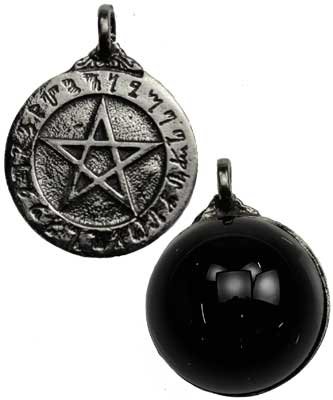 (image for) Theban Pentagram Scrying Disk - Click Image to Close