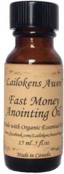 (image for) 15ml Fast Money Lailokens Awen oil - Click Image to Close