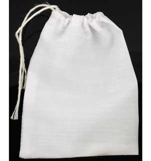 (image for) White Cloth Bag 3x4 - Click Image to Close