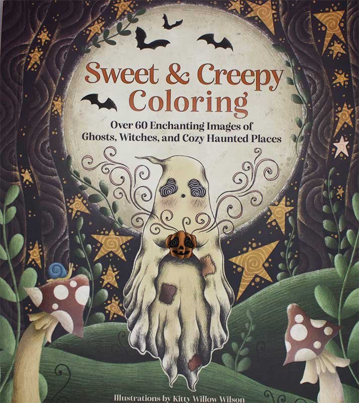 (image for) Sweet & Creepy coloring book