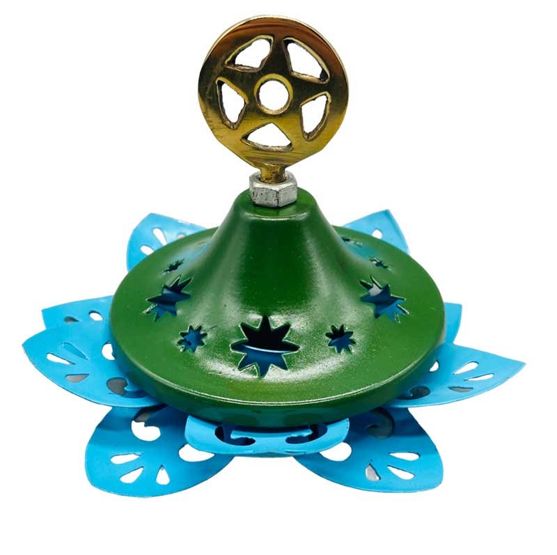 3 1/2" Pentagra tealight stand (image for) 3 1/2" Pentagra tealight stand