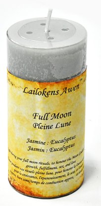 (image for) 4" Full Moon scented Lailokens Awen candle - Click Image to Close