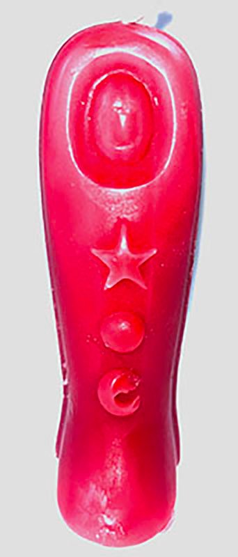 6" Red Mummy candle (image for) 6" Red Mummy candle