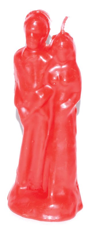 (image for) 6" Marriage Red candle - Click Image to Close