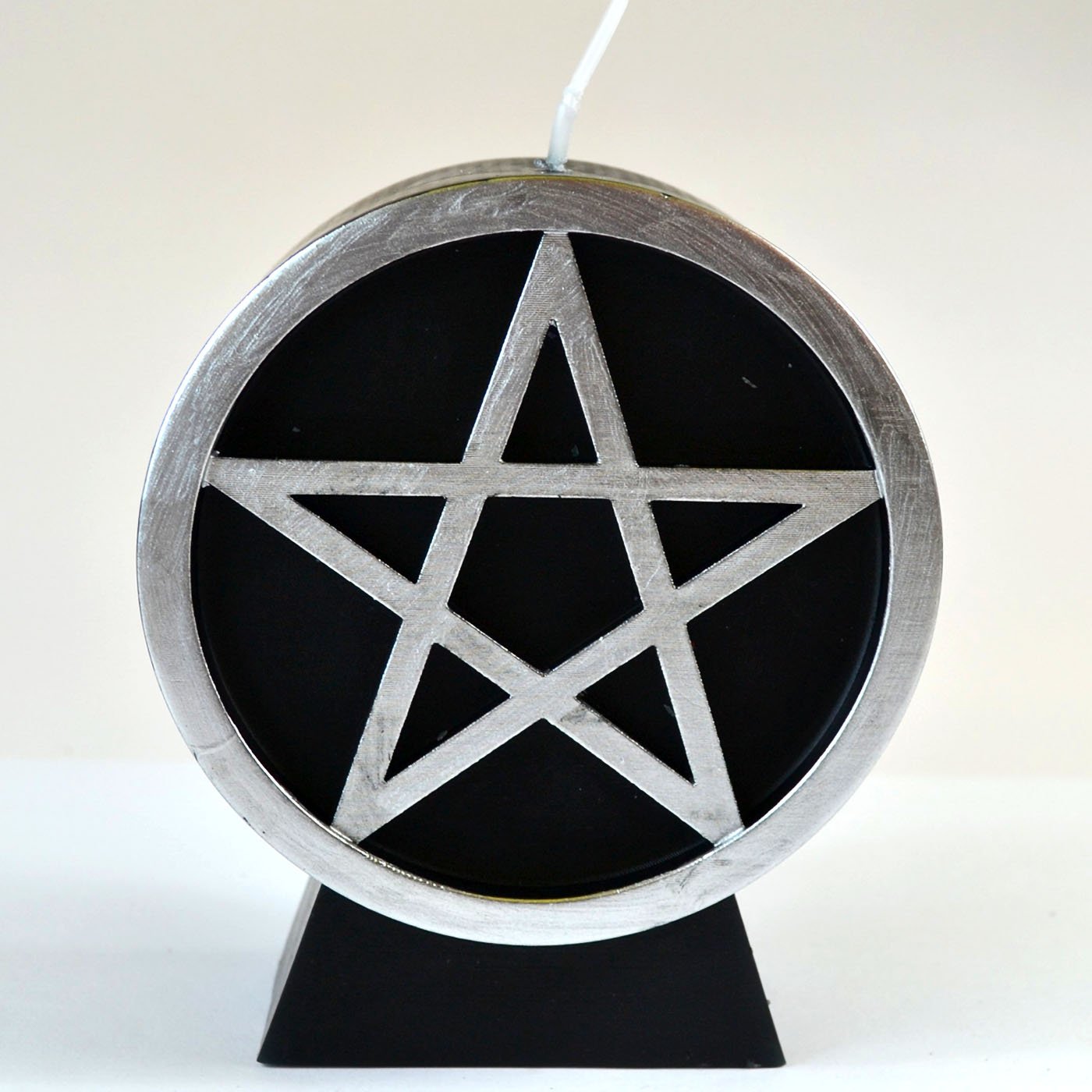 (image for) Black Pentacle candle