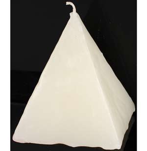 White Strawberry pyramid candle (image for) White Strawberry pyramid candle