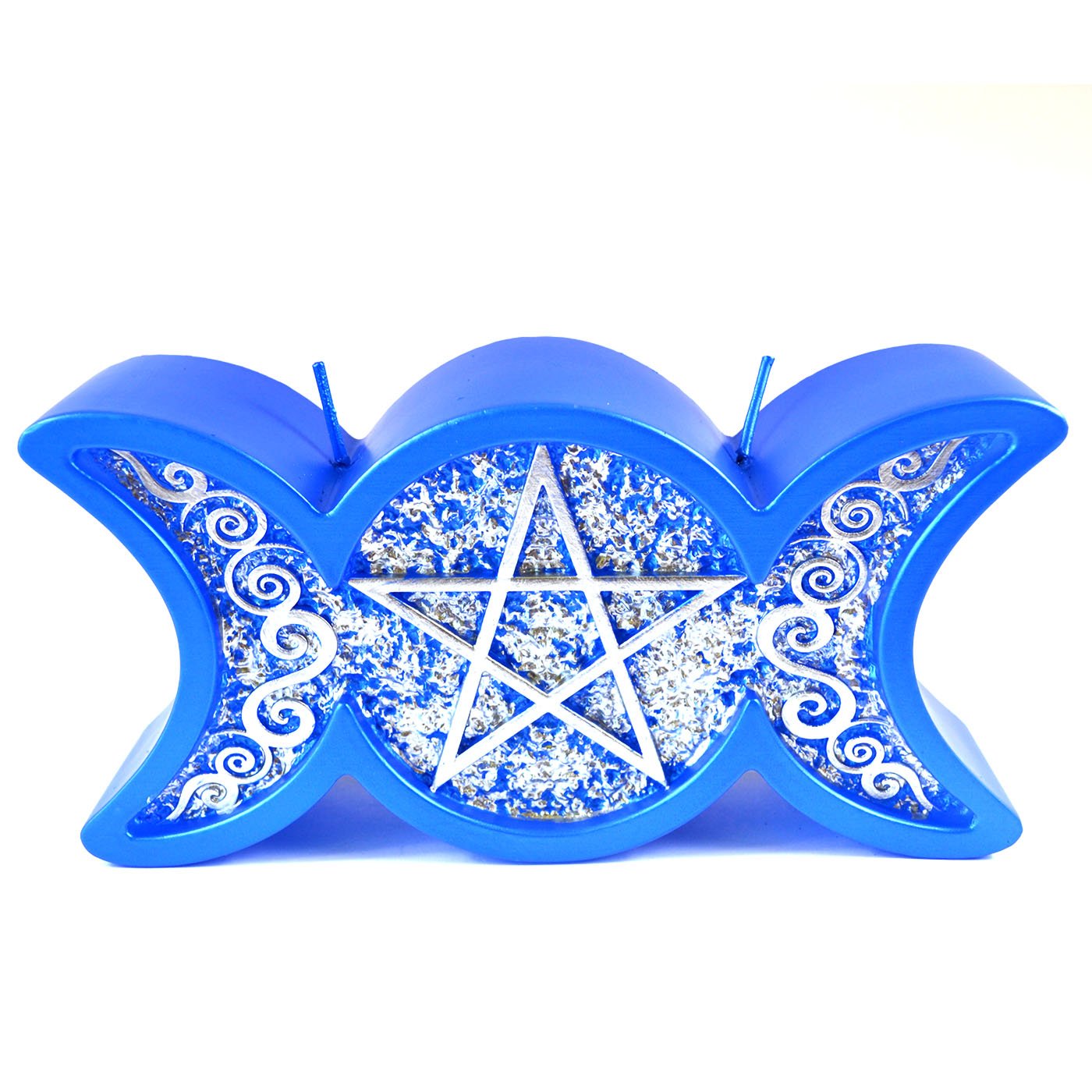 (image for) Blue Triple Moon candle