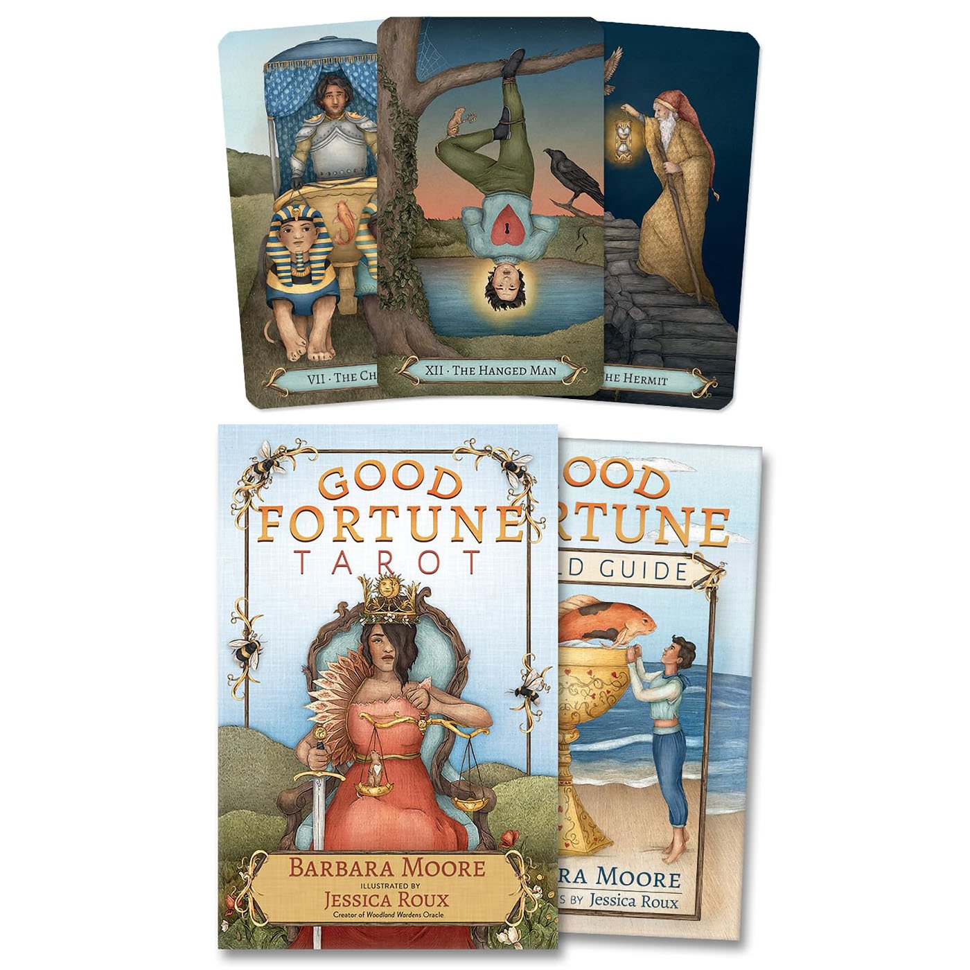 (image for) Good Fortune tarot (deck & book) by Moore & Roux