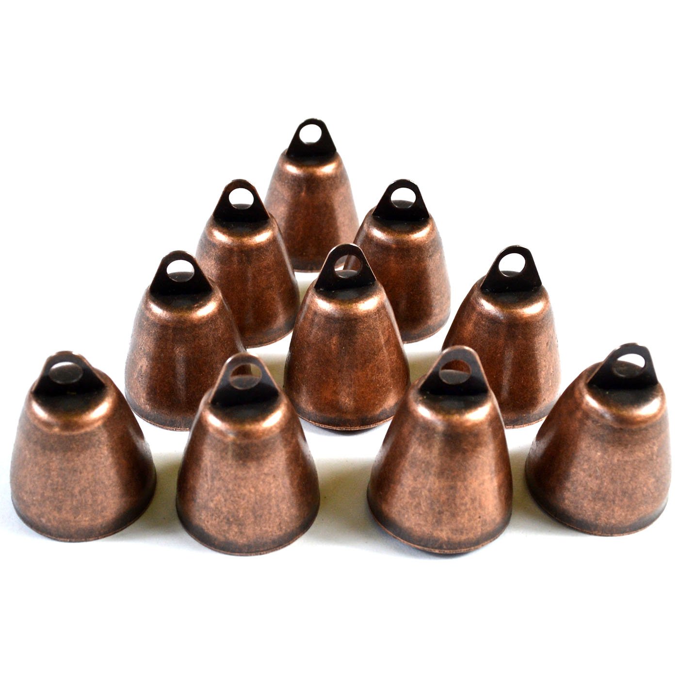 (image for) (set of 10) 1 1/4" Copper colored aluminum Bell