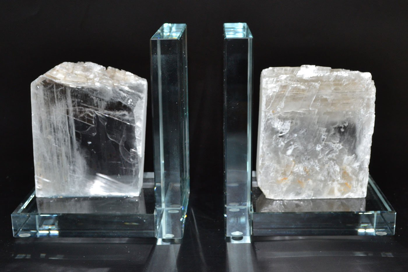 (image for) (set of 2) Selenite book ends