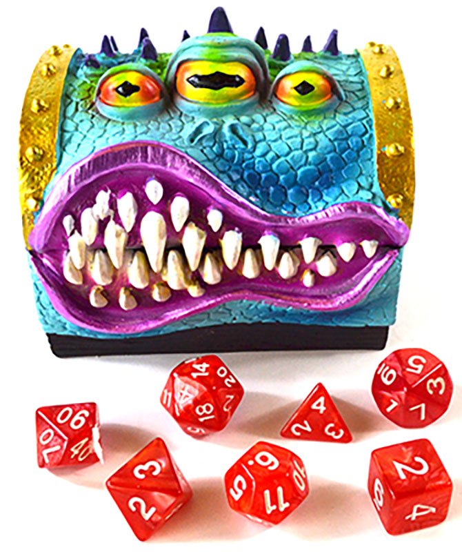 (image for) 3" x 4" Monster Box gaming dice