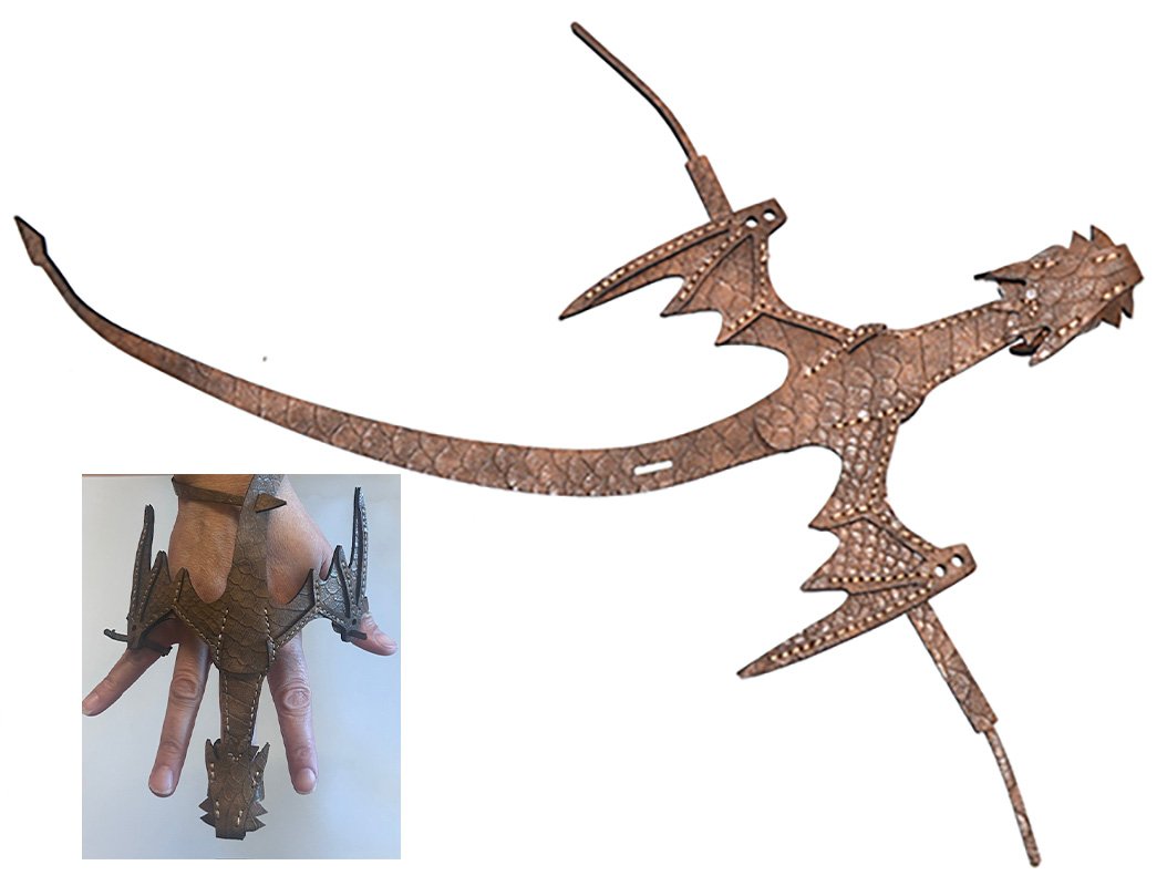 (image for) Brown Dragon hand pet