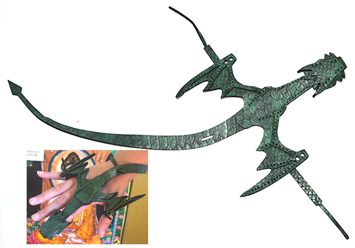 Green Dragon hand pet (image for) Green Dragon hand pet