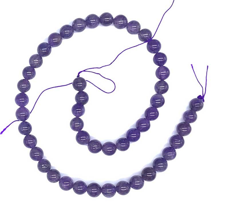 (image for) 8mm Amethyst beads - Click Image to Close