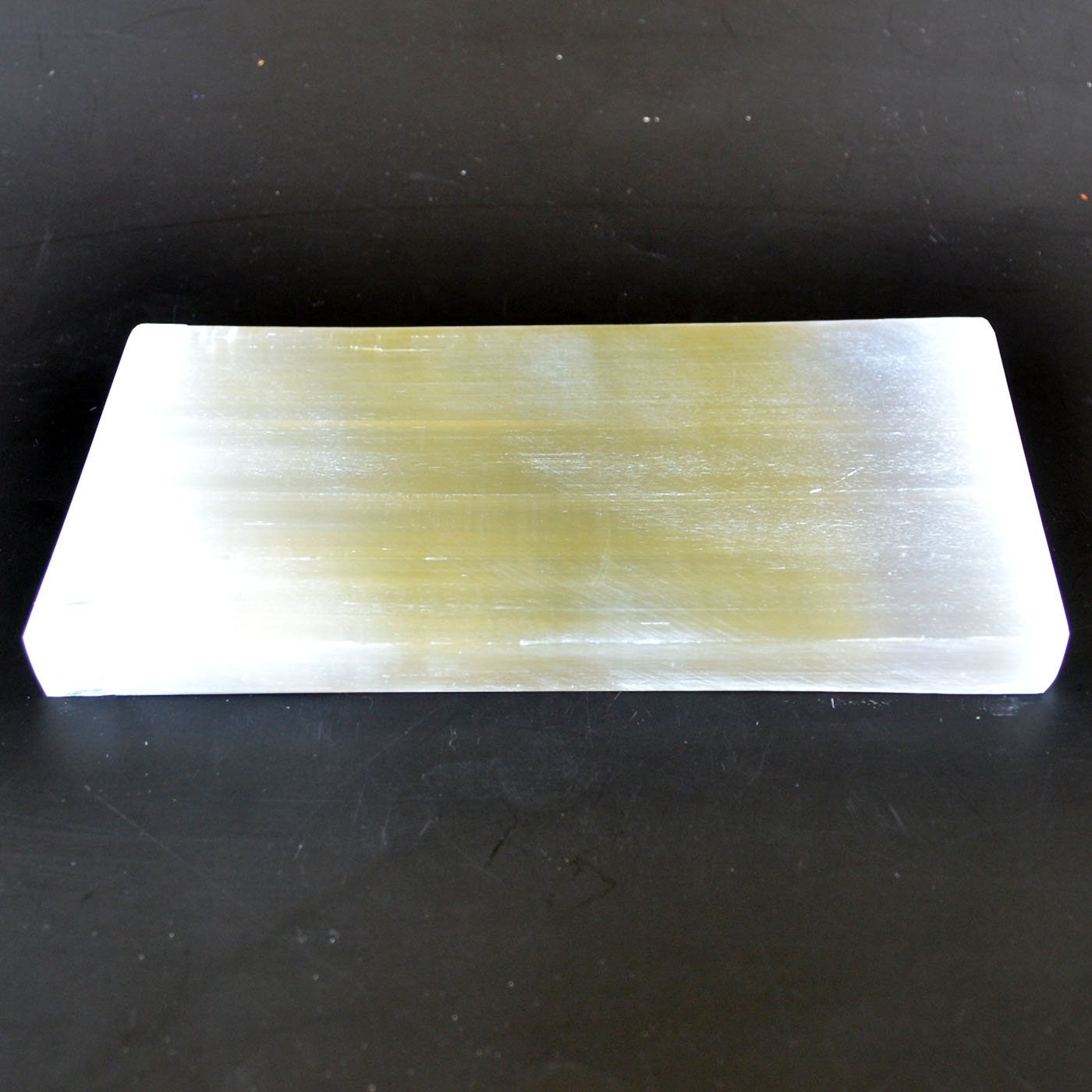 (image for) 4" x 8" Selenite charger plaque