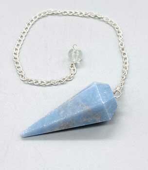 (image for) 6-sided Angelite pendulum