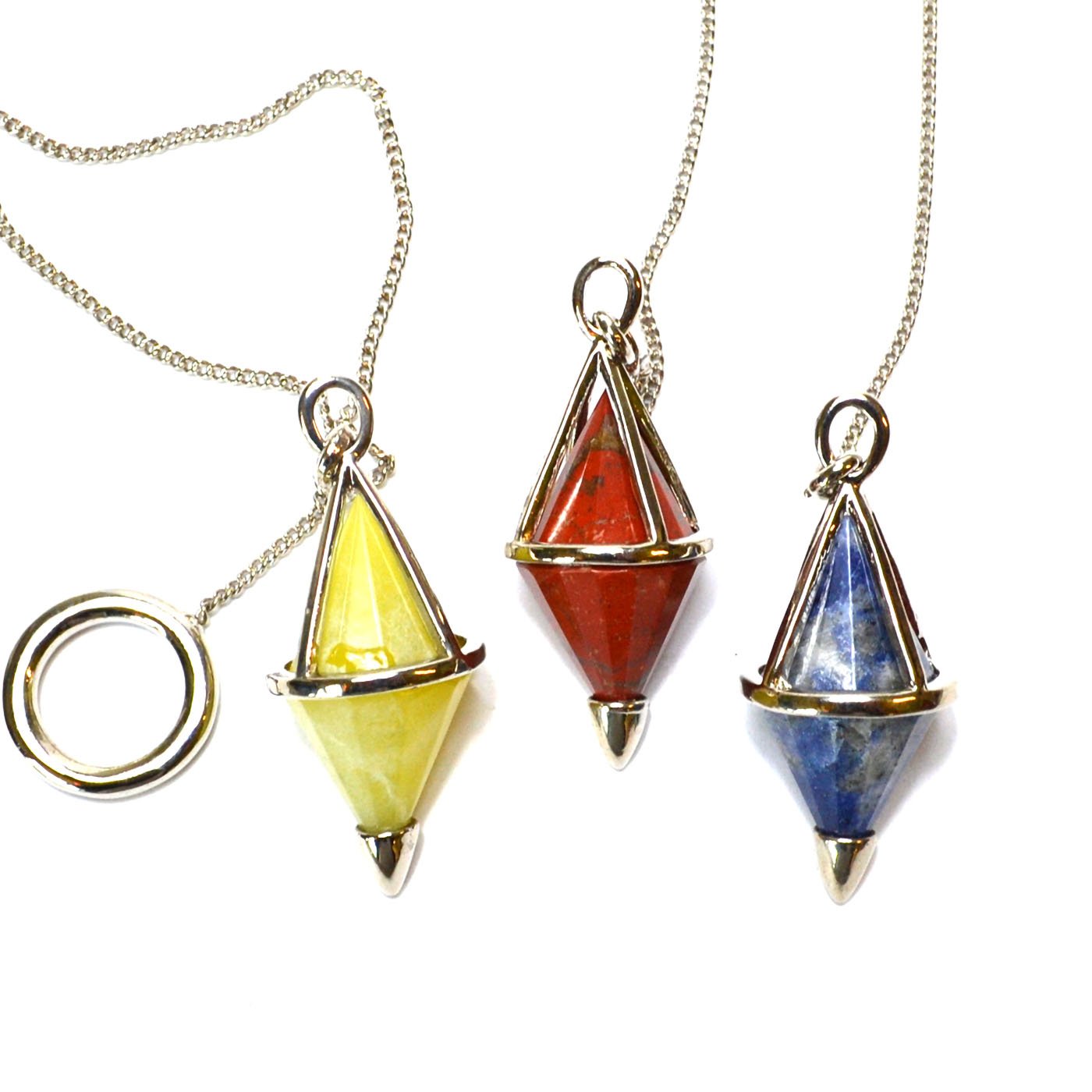(image for) Double Terminated Mixed stones pendulum