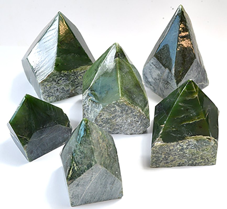 ~3# Jade, Green points (image for) ~3# Jade, Green points
