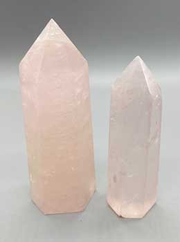 (image for) 1 lb Rose Quartz Point 2-5"