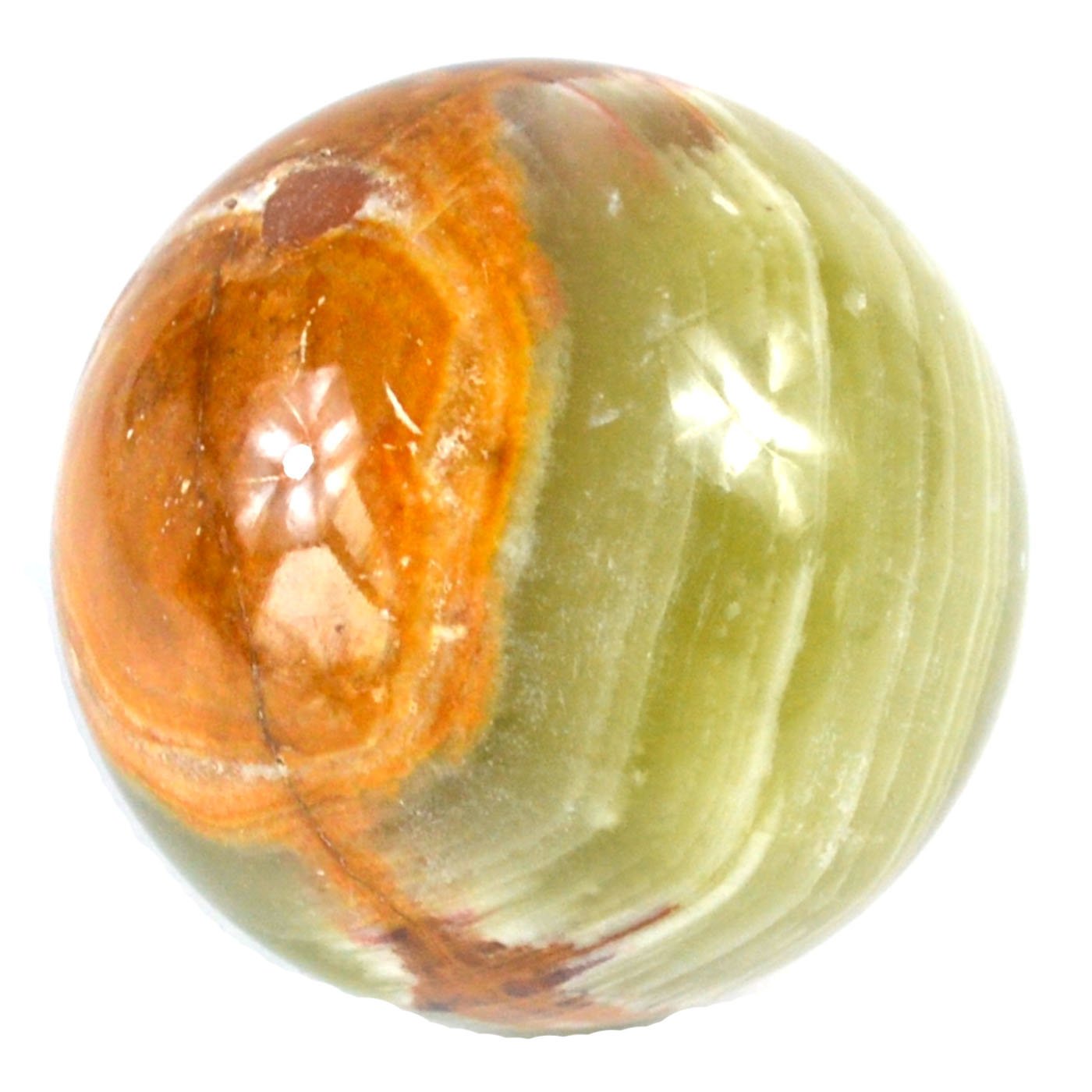 1 1/2 to 2" Green Onyx sphere (image for) 1 1/2 to 2" Green Onyx sphere