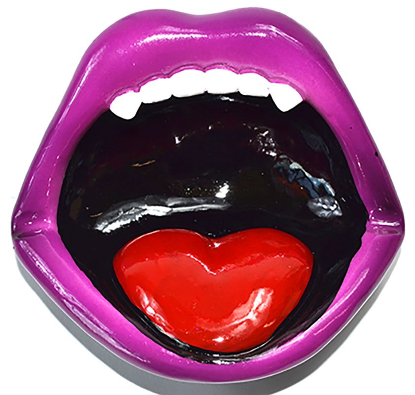 3" Vampire Lips Stick Incense holder (image for) 3" Vampire Lips Stick Incense holder