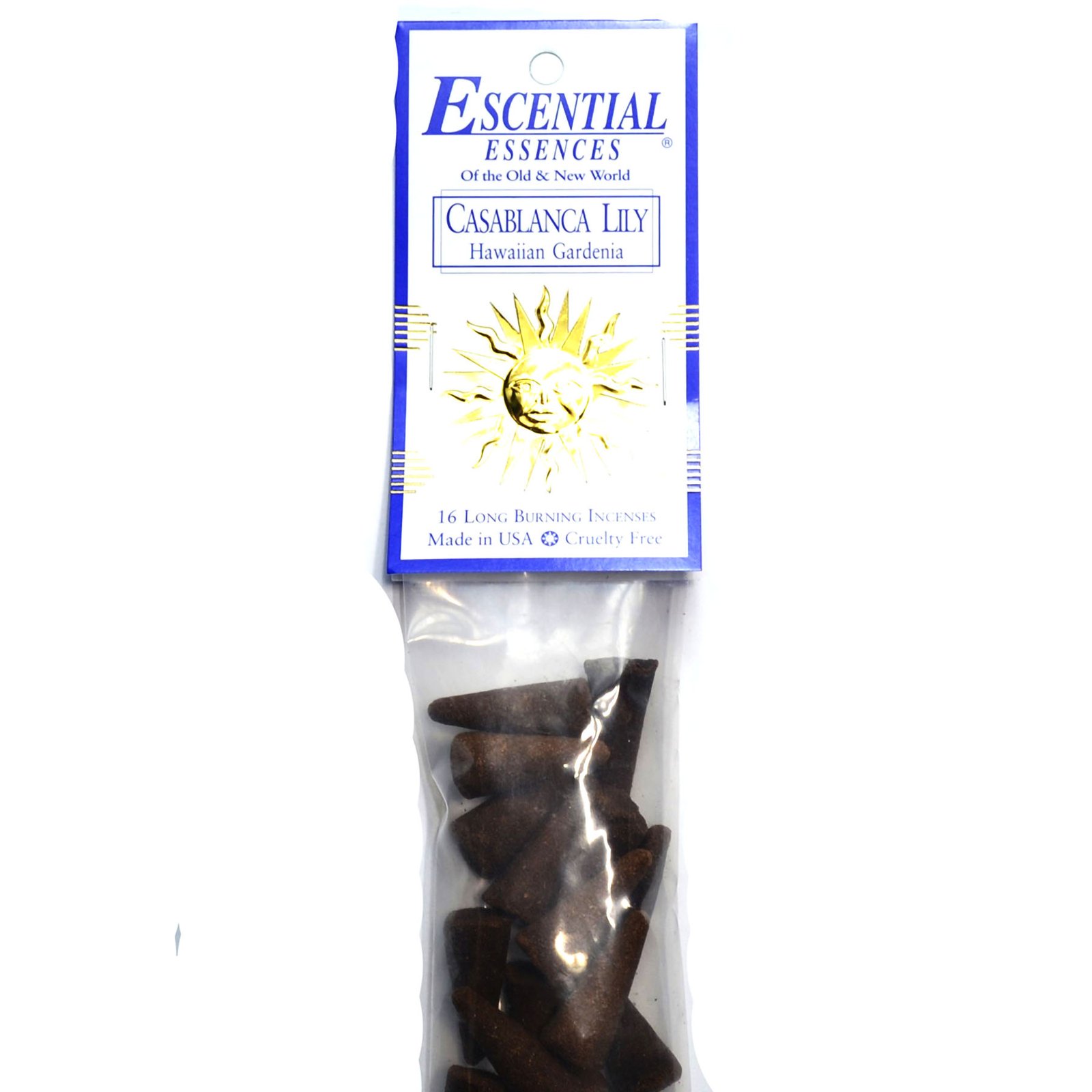 (image for) 16/pk Casablanca Lily escential essences incense cones
