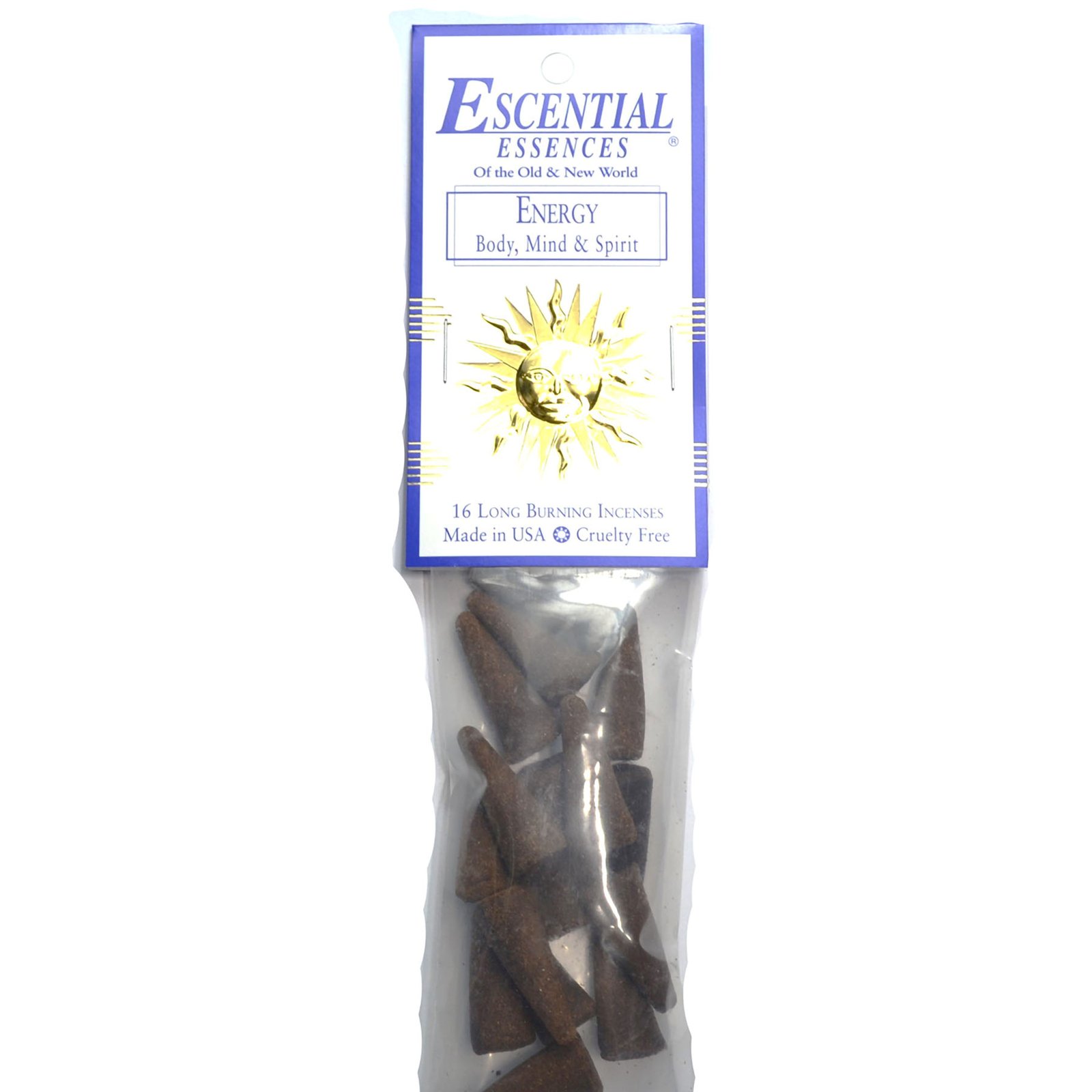 (image for) 16/pk Energy escential essences incense cones