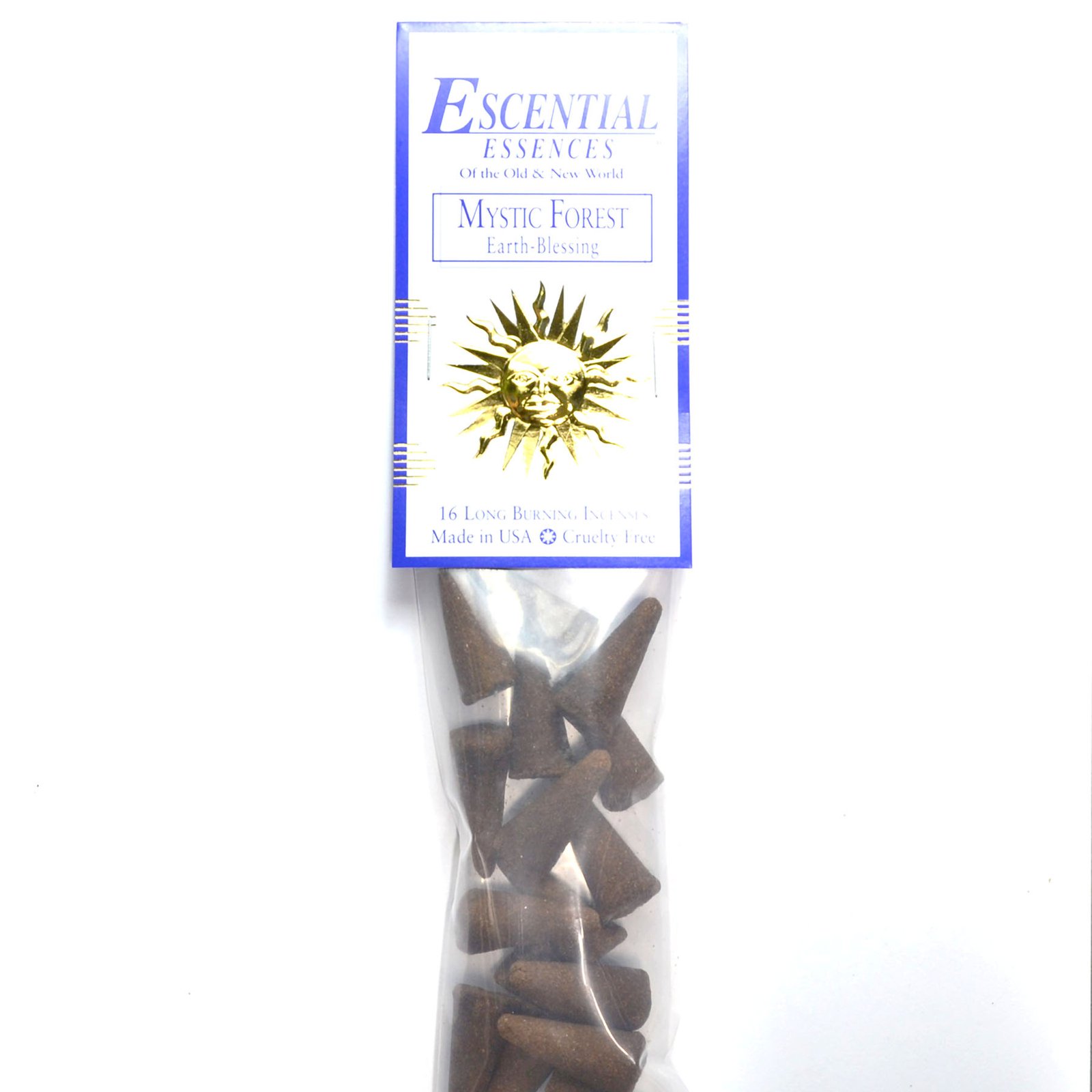 (image for) 16/pk Mystic Forest escential essences incense cones