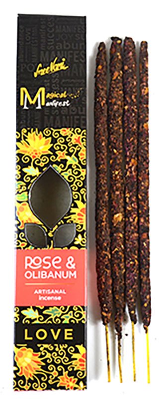 (image for) 4pk Rose & Olibanum (Love) manifest stick - Click Image to Close