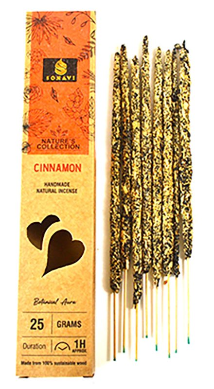 (image for) 25gm Cinnamon incense stick sonavi - Click Image to Close