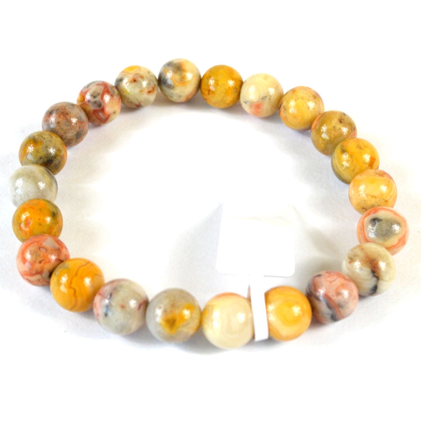 8mm Crazy Lace Agate bracelet (image for) 8mm Crazy Lace Agate bracelet