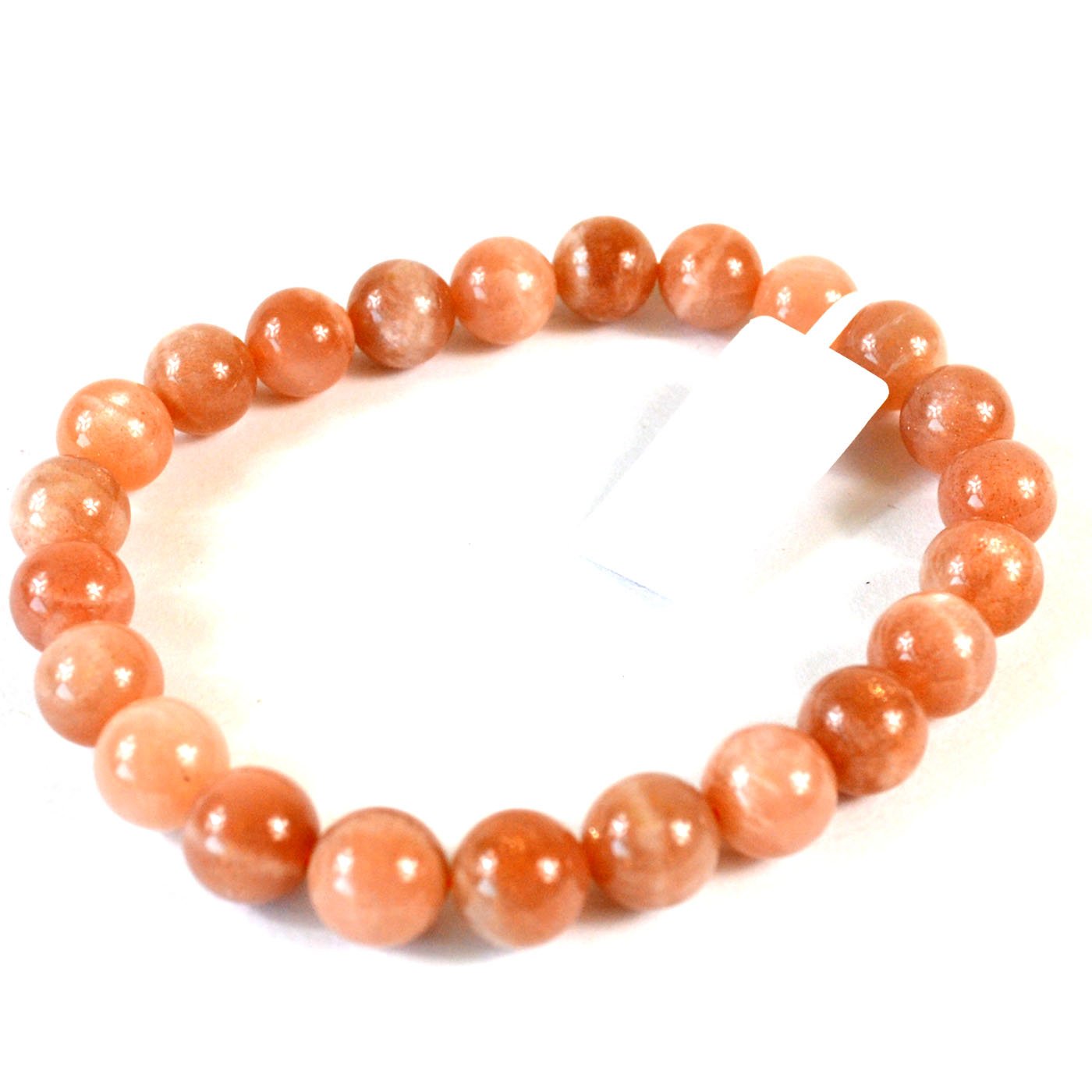 8mm Sunstone bracelet (image for) 8mm Sunstone bracelet