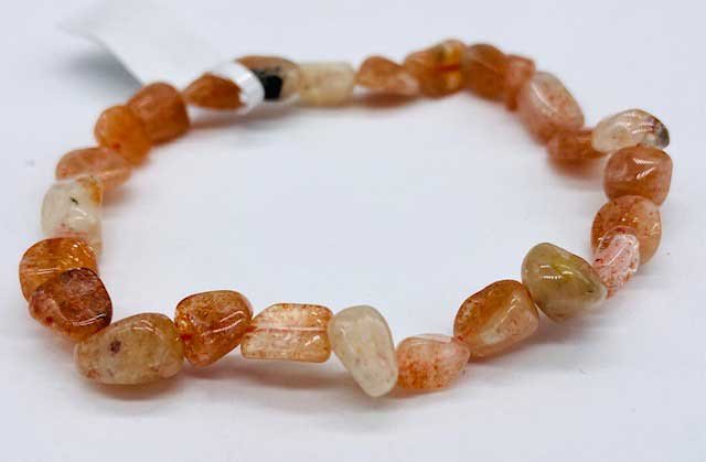 (image for) Sunstone gemstone bracelet - Click Image to Close