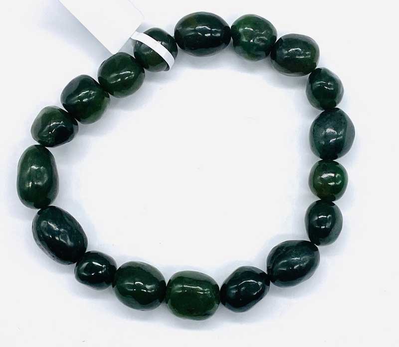 (image for) Jade, Nephrite nugget bracelet - Click Image to Close