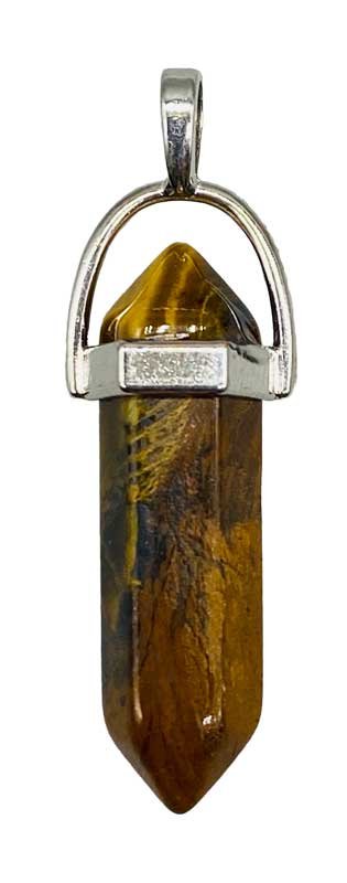 (image for) Tiger Eye double terminated - Click Image to Close