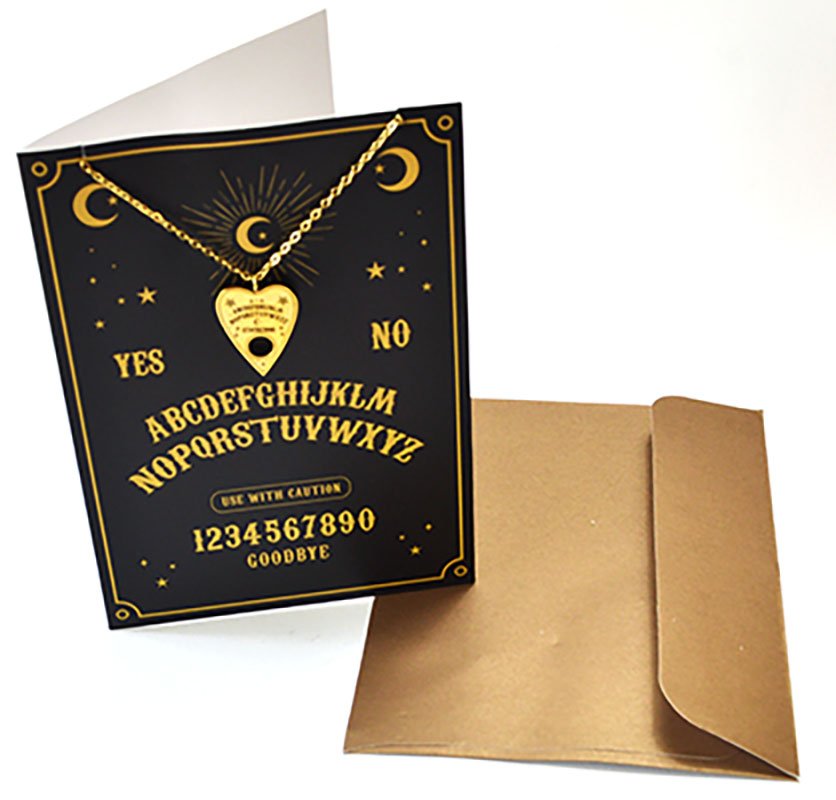 (image for) Planchette Necklace Greeting Card
