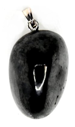 (image for) Shungite tumbled pendant - Click Image to Close