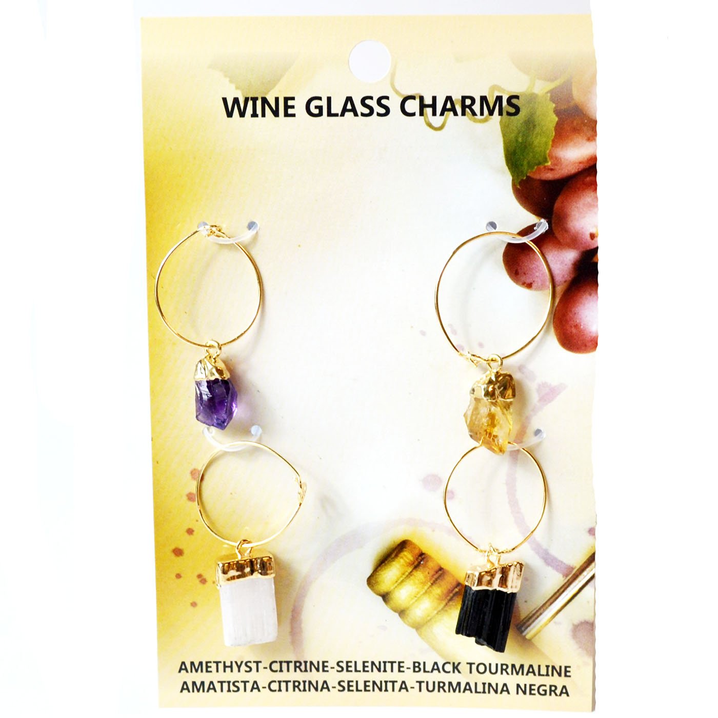 (image for) (set of 4) Wine Glass Charms