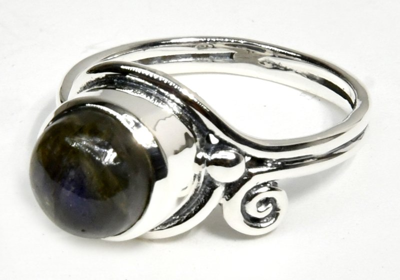 (image for) size 6 Labradorite ring - Click Image to Close