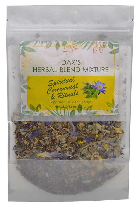 (image for) 15gms Spiritual Ceremonial smoking herb blends - Click Image to Close